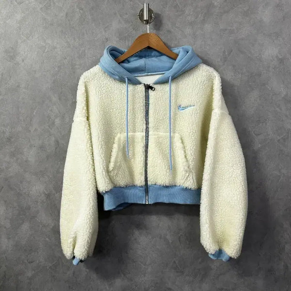 [BUNJANG] Nike Fleece Hooded Zip-Up Jacket - Size M / 나이키 플리스 후드 집업 M