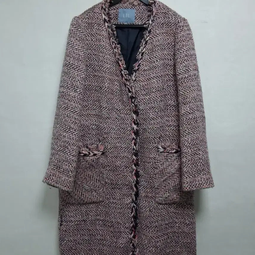 [BUNJANG] LBL Pink Tweed Jacket / LBL핑크 트위드 자켓