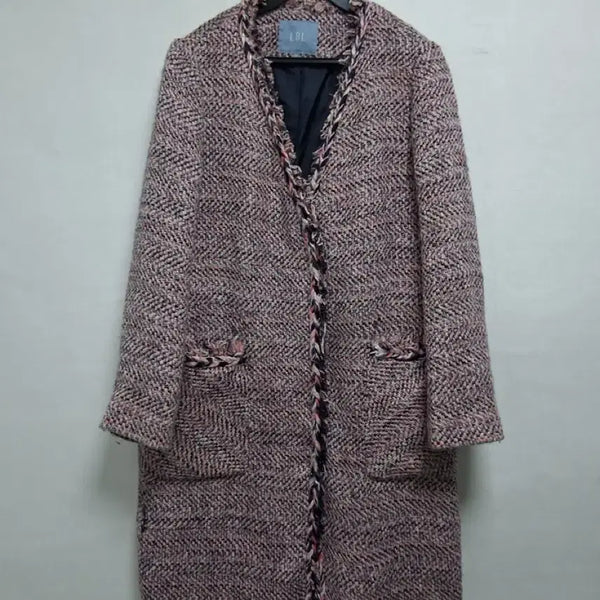 [BUNJANG] LBL Pink Tweed Jacket / LBL핑크 트위드 자켓