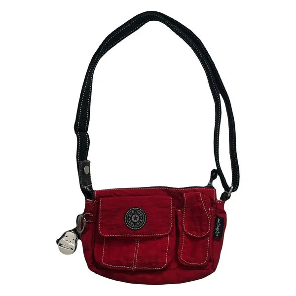 [BUNJANG] Kipling Mini Crossbody Bag Red / KIPLING 미니 크로스백 레드