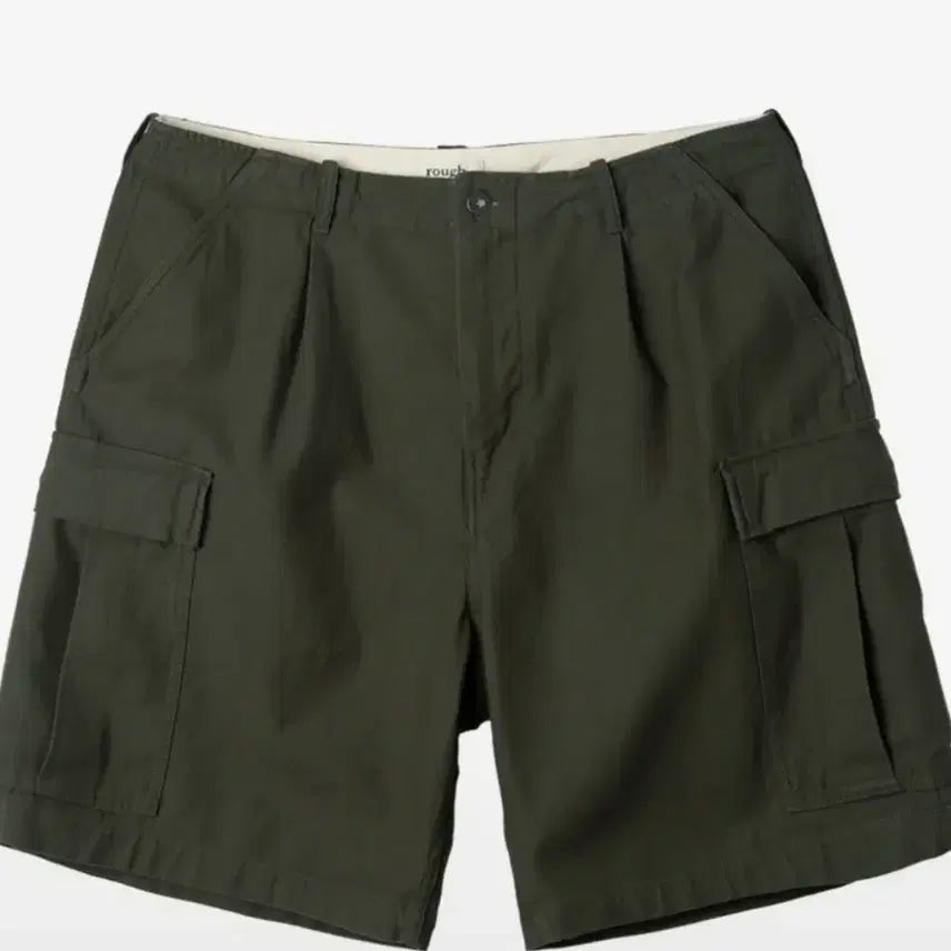 [BUNJANG] Roughside Cargo Shorts Olive / 1)러프사이드 카고 쇼츠 올리브 드랍