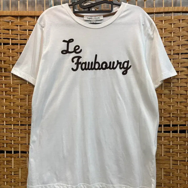 [BUNJANG] Le Faubourg Cotton Short Sleeve T-Shirt / 면 반팔 티셔츠