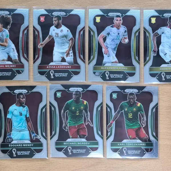 [BUNJANG] Panini Prizm World Cup 2022 Trading Cards Bundle Set (7 Cards) / 2022 파니니 프리즘 월드컵 카드 7장 일괄 판매합니다.