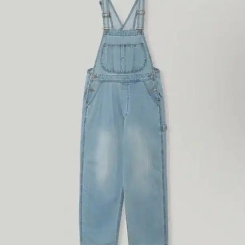 [BUNJANG] Archive J2U Vintage Carpenter Overalls Denim (Medium Blue/Short) / 아카이브제이투유 빈티지 카펜터 오버롤 데님 (중청/short)