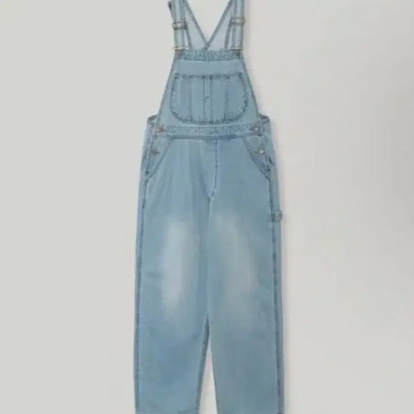 [BUNJANG] Archive J2U Vintage Carpenter Overalls Denim (Medium Blue/Short) / 아카이브제이투유 빈티지 카펜터 오버롤 데님 (중청/short)