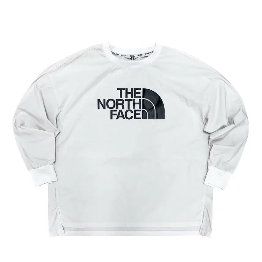 [BUNJANG] The North Face White Big Logo Warm-Up Jacket L / 노스페이스 화이트 빅로고 웜업(L)