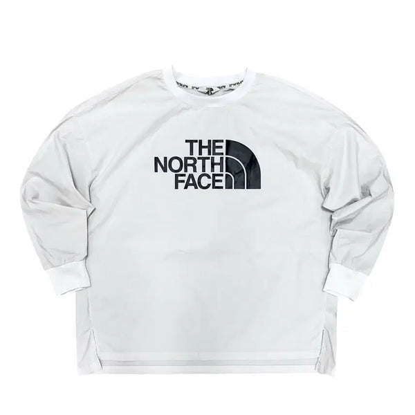 [BUNJANG] The North Face White Big Logo Warm-Up Jacket L / 노스페이스 화이트 빅로고 웜업(L)