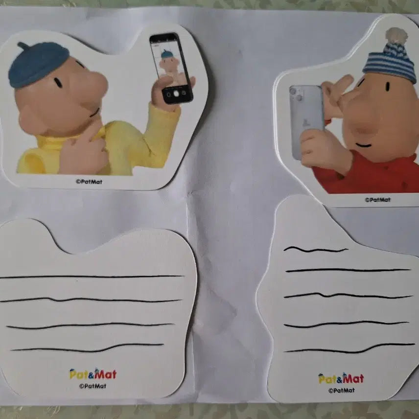 [BUNJANG] Pat & Mat The Hyundai Popup Style Postcard / 패트와매트 더현대팝업 스타일 엽서