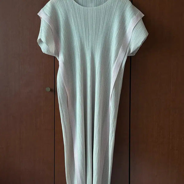 [BUNJANG] Pleated Long Dress / 플리츠 롱 원피스