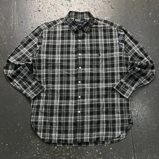 [BUNJANG] Polo Ralph Lauren Checkered Shirt / 100 폴로 랄프로렌 체크 셔츠