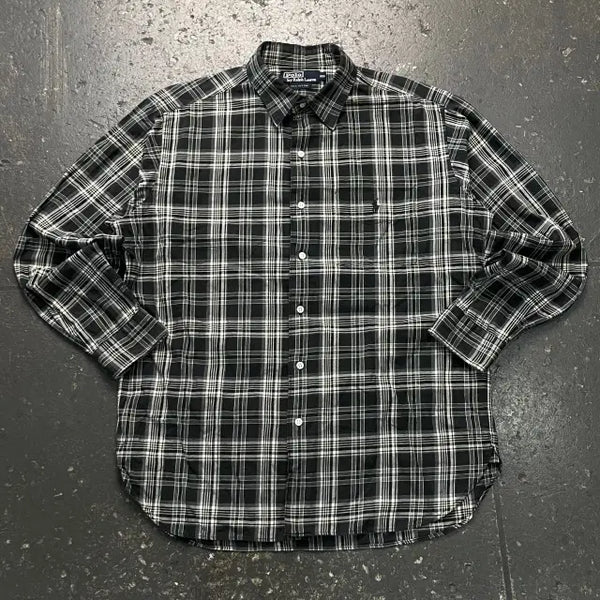 [BUNJANG] Polo Ralph Lauren Checkered Shirt / 100 폴로 랄프로렌 체크 셔츠