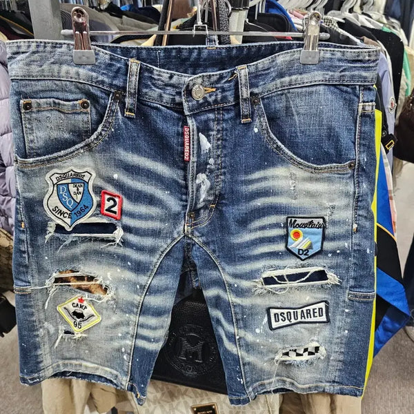 [BUNJANG] Dsquared2 Patch Shorts Size 48 (Approx. 32 inches) / 디스퀘어드2  패치 반바지 48  약32인치