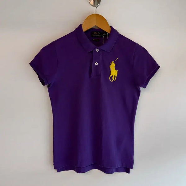 [BUNJANG] Polo Ralph Lauren Big Pony Skinny Fit Polo Shirt / 폴로 랄프로렌 신형라벨 스키니핏 빅포니 카라 셔츠