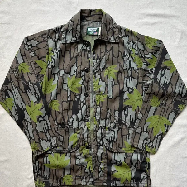 [BUNJANG] Saf-T-Bak Trebark Camo Hunting Jacket - 80s/90s USA Made / 90s 트레바크 리얼트리 카모 헌팅 자켓 USA made S