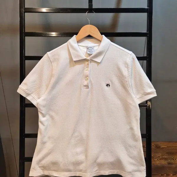 [BUNJANG] Brooks Brothers Supima Cotton Pique Polo Shirt - White / [XL] Brooks Brothers 브룩스브라더스 수피마 코튼 피케 카라티 폴로 화이트 3.5