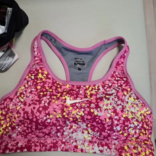 [BUNJANG] Nike Pink Pattern Basketball Top - Size L / 나이키 탑
