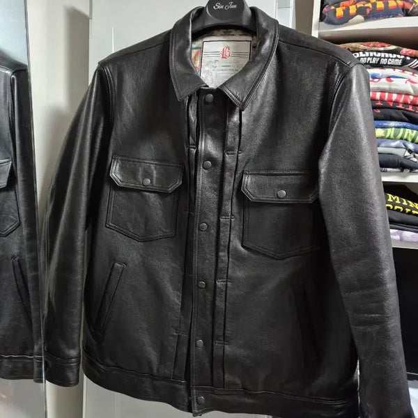 [BUNJANG] Blackout Sheepskin Second Jacket XXL / [XXL] 블랙아웃 쉽스킨 세컨드 2ND
