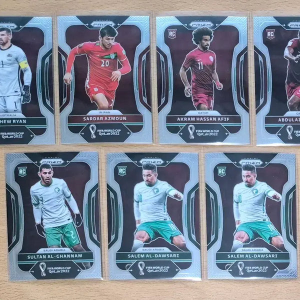 [BUNJANG] 2022 Panini Prizm World Cup Trading Card Lot (7 Cards) / 2022 파니니 프리즘 월드컵 카드 7장랏 판매합니다.