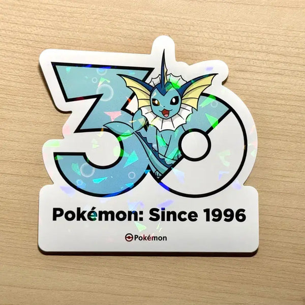 [BUNJANG] Pokemon 30th Anniversary Vaporeon Sticker / 포켓몬 30주년 스티커 샤미드
