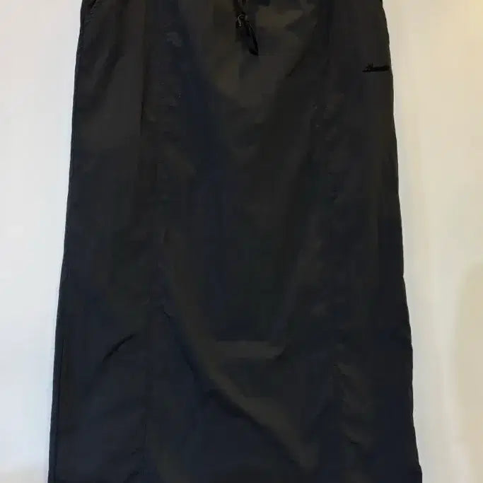 [BUNJANG] Lumeto Black Nylon Long Skirt S~M / 루메토 블랙 나일론 롱 스커트 S~M