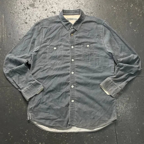 [BUNJANG] 105 Series Washed Denim Shirt / 105 시리즈 워싱 데님셔츠