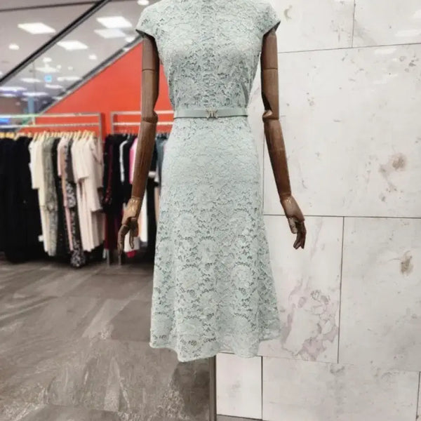 [BUNJANG] MOJO.S.FINE Mint Lace Dress / 모조에스핀 민트 레이스원피스