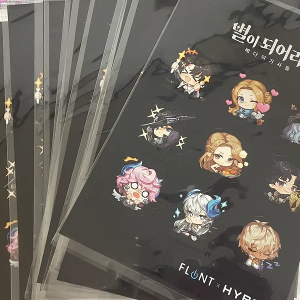 [BUNJANG] G-Star "Starry Expanse" Sticker Set / 지스타 별이되어라 스티커 12장 일괄