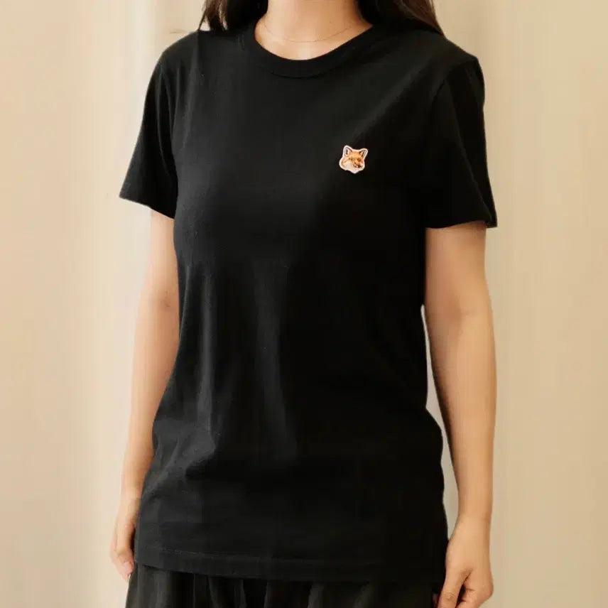 [BUNJANG] Maison Kitsuné Fox Head T-Shirt Black M / 메종키츠네 폭스헤드 반팔 티셔츠 블랙 M
