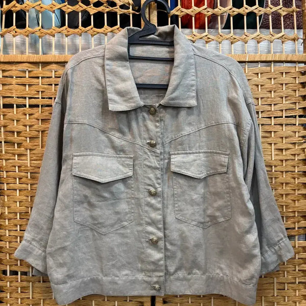 [BUNJANG] Linen Jacket / 린넨 자켓
