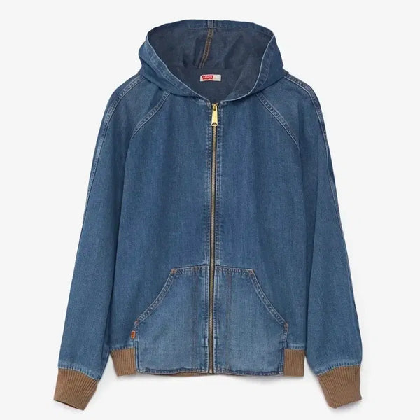 [BUNJANG] LVC 1970 Denim Hooded Jacket Size L / LVC 1970 데님 후드  쟈켓 sz L