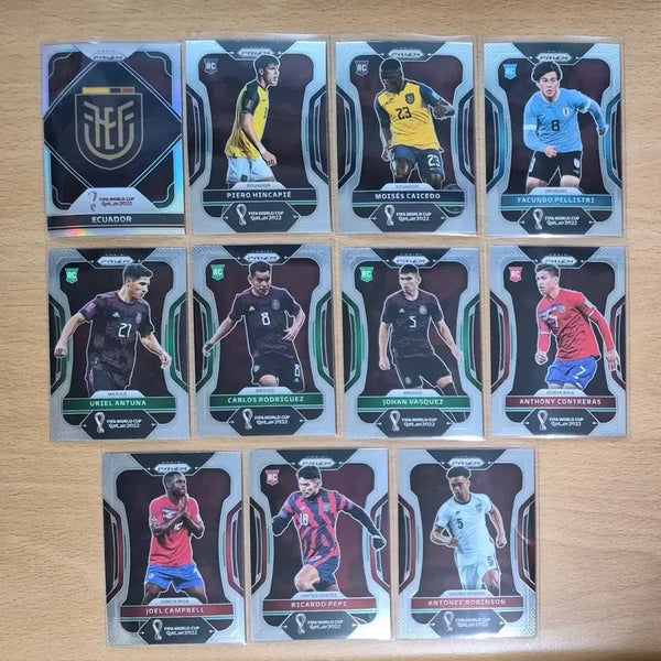 [BUNJANG] Panini Prizm World Cup 2022 Trading Cards Bundle Set (11 Cards) / 2022 파니니 프리즘 월드컵 카드 11장 일괄 판매합니다.