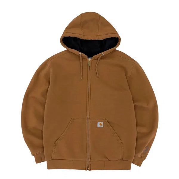 [BUNJANG] Carhartt Thermal Hooded Zip-Up Brown / 칼하트 써멀 후드집업 브라운