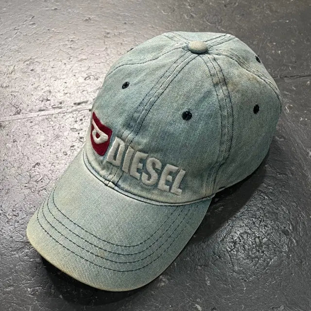 [BUNJANG] Diesel Old School Denim Baseball Cap / 디젤 올드스쿨 데님 볼캡