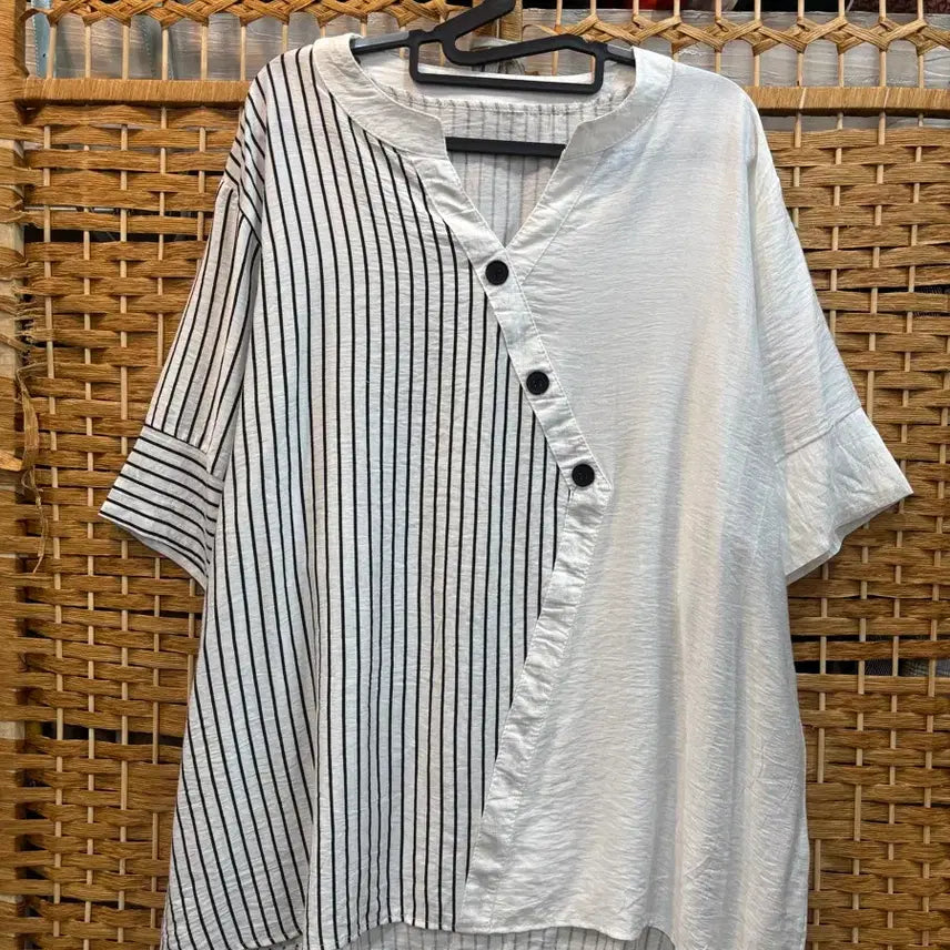 [BUNJANG] Striped Blouse / 블라우스