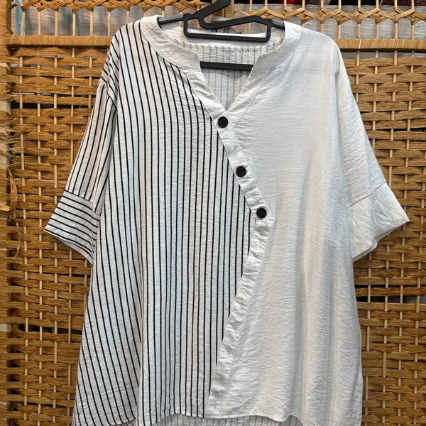 [BUNJANG] Striped Blouse / 블라우스