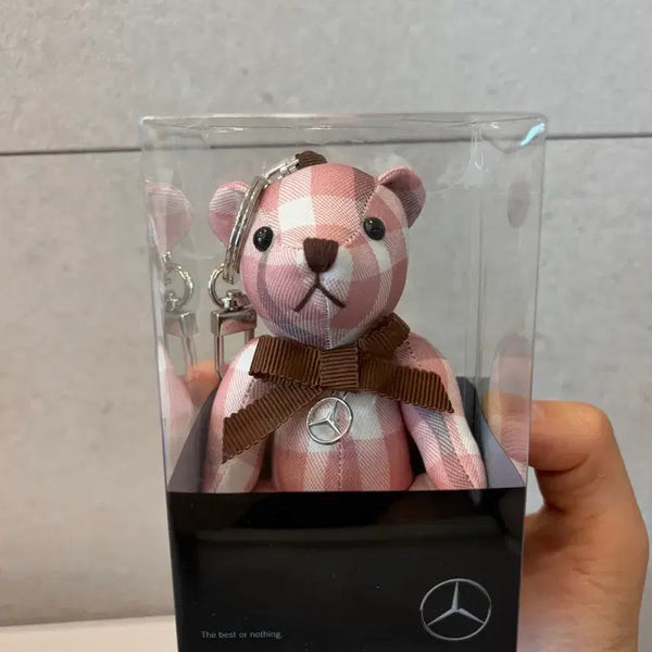 [BUNJANG] Mercedes-Benz Genuine Bear Keyring Pink / 메르세데스 벤츠 정품 베어 키링 핑크 곰돌이 키링 새상품