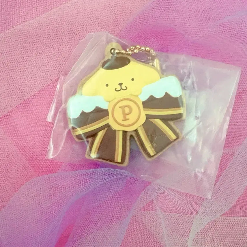 [BUNJANG] Sanrio Pompompurin Cookie Charm Keychain / 산리오 폼폼푸린 쿠키참 키링