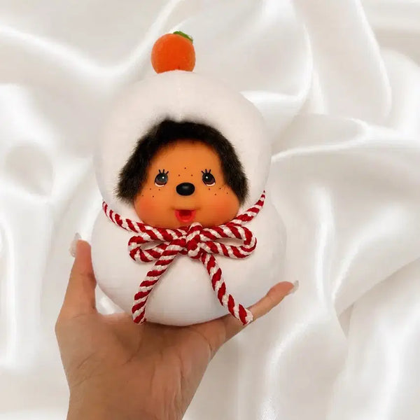 [BUNJANG] Monchhichi Rice Cake Snowman Plush / (텍o) 몬치치 떡케이크 눈사람 팔아요