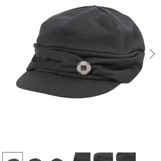 [BUNJANG] Bauf Button Newsboy Cap Charcoal / 바우프 버튼 뉴스보이캡