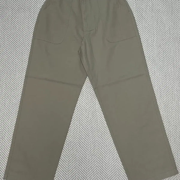 [BUNJANG] Roughside Signature Elastic Fatigue Pants (Oatmeal/Size 3) / 러프사이드 [시그니처] 엘라스틱 퍼티그 팬츠 (오트밀/3)