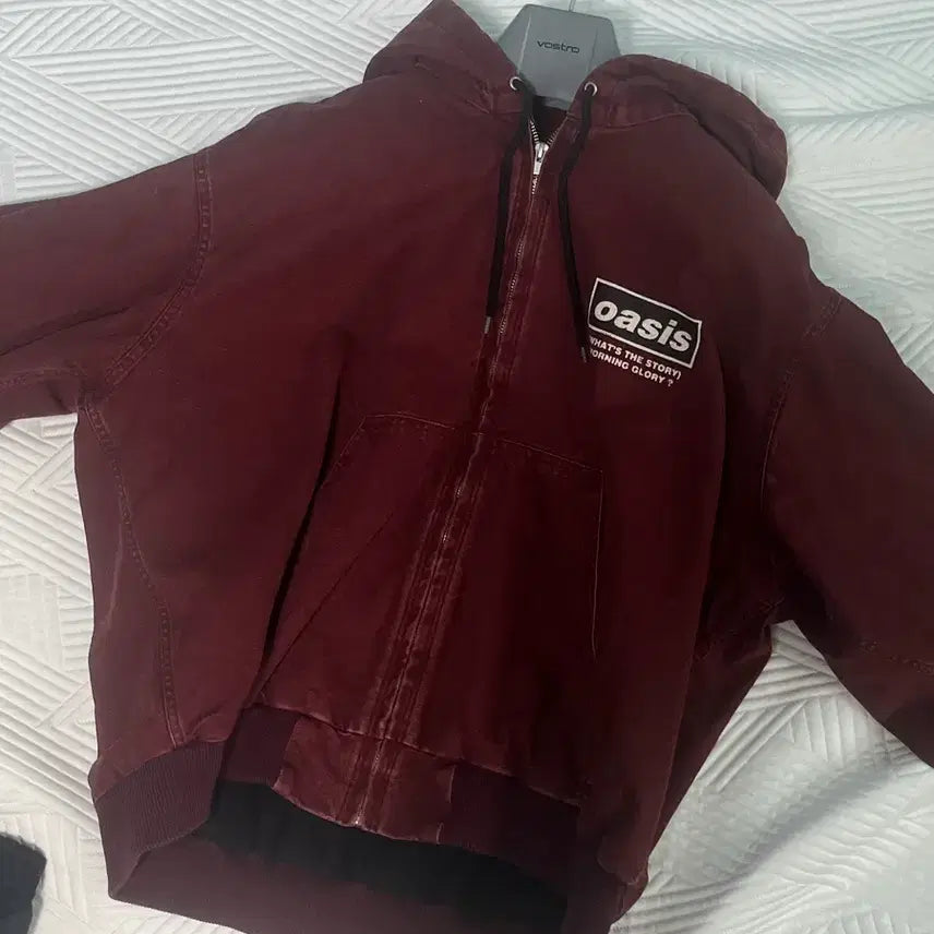 [BUNJANG] Vintage Oasis Hooded Zip-Up Jacket / 빈티지 오아시스 후드집업 자켓