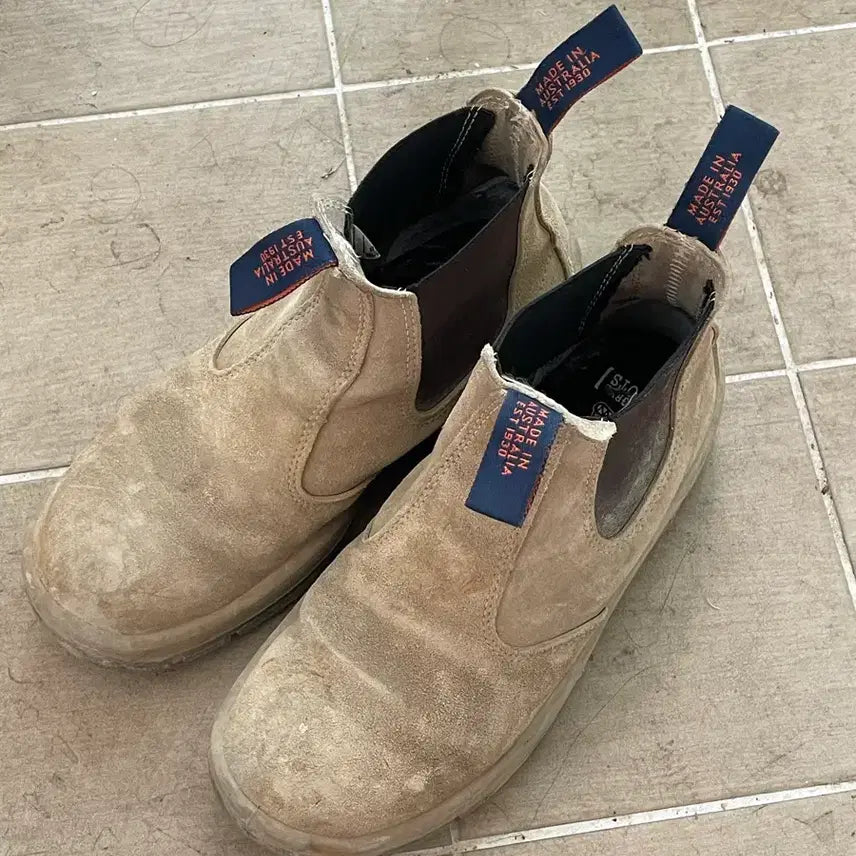 [BUNJANG] Mongrel Warm Suede Chelsea Boots / 몽그렐 안전화 팝니다
