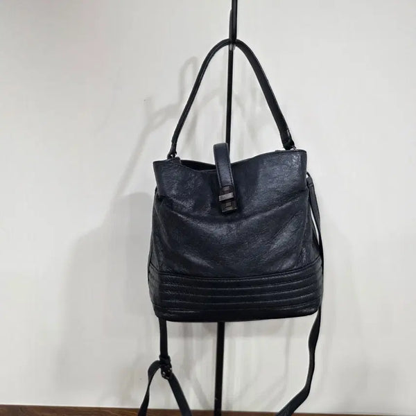 [BUNJANG] Loose & Lounge Lambskin Shopper Shoulder Bag / 루즈앤라운지 한섬 양가죽 쇼퍼겸 숄더백 23년생산