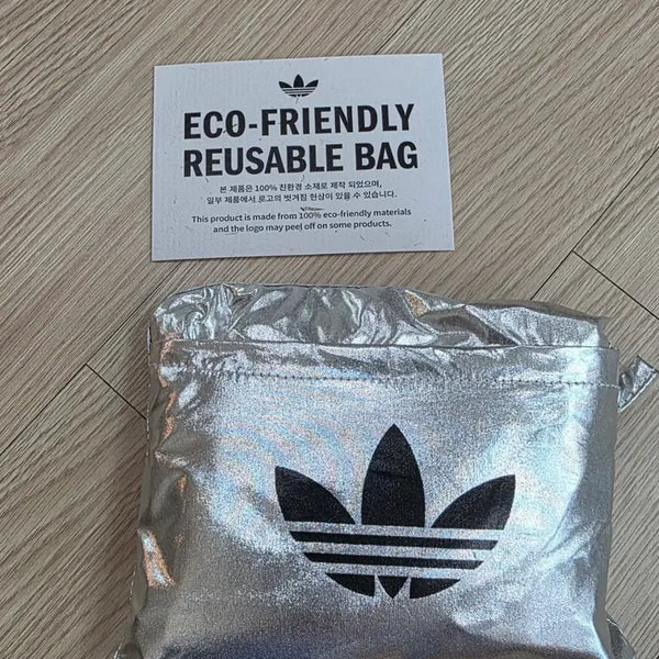 [BUNJANG] Adidas Seoul Silver Reusable Bag / 아디다스(정품)서울 실버 리유저블백 새상품