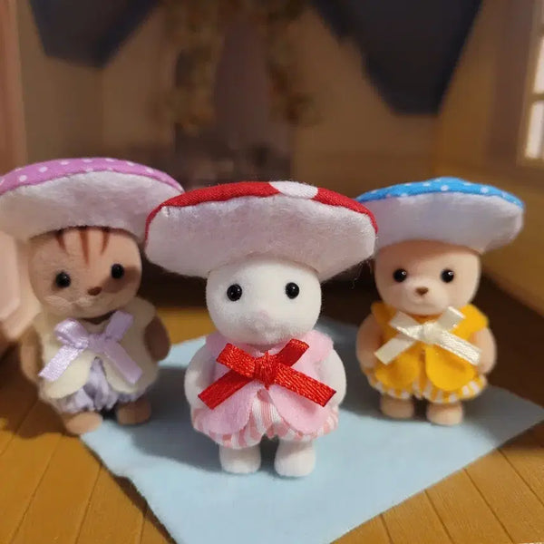 [BUNJANG] Sylvanian Families Mushroom Trio / 실바니안 버섯 트리오