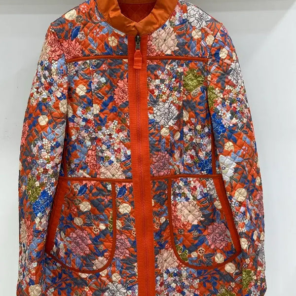 [BUNJANG] Oilily Reversible Quilting Jacket / 오일릴리 양면  퀼팅 자켓