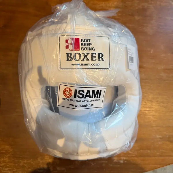 [BUNJANG] Isami Headgear White Unused / 이사미 헤드기어 화이트 미사용새상품