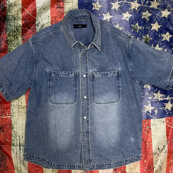 [BUNJANG] Ilcorso Denim Shirt (L) / 일꼬르소 청셔츠 (L)