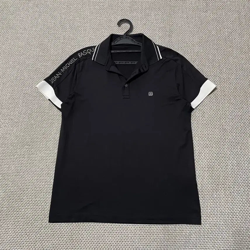 [BUNJANG] M Rose Basquiat Golf Functional Short-Sleeve Polo T-Shirt / M 장미쉘바스키아 골프 기능성 반팔 카라티 B.8485