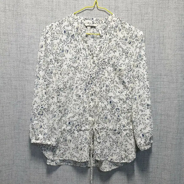 [BUNJANG] BCBG Flower Printing Blouse Size 85 / 비씨비지 BCBG 플라워 프린팅 블라우스 85